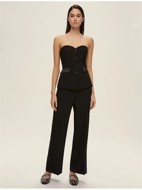 Pantalone stretch con dettaglio in raso EMME MARELLA | CARAVAN2392/008